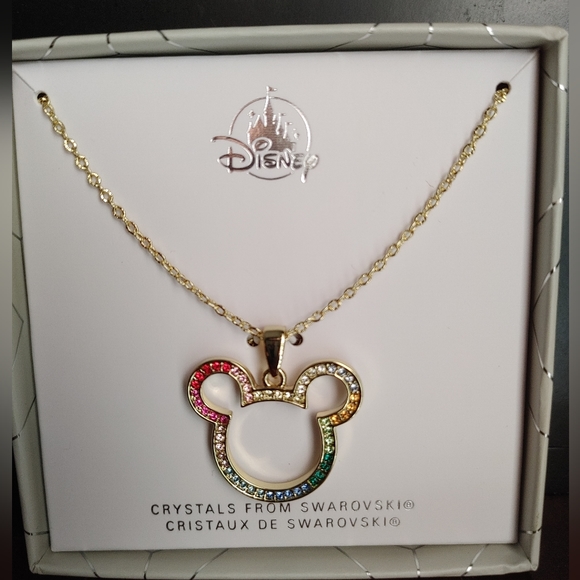 Disney Rainbow Mickey Necklace - Picture 2 of 6